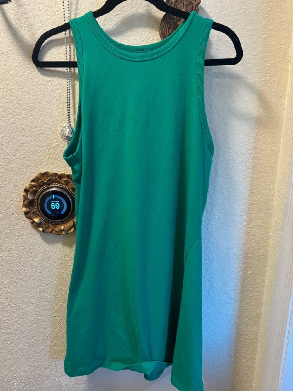 a new day Emerald Green Tank Mini Dress